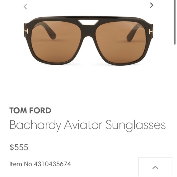 Brand New Tom Ford Bachardy Aviator Sunglasses